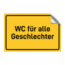 WC für alle Geschlechter & WC für alle Geschlechter & WC für alle Geschlechter