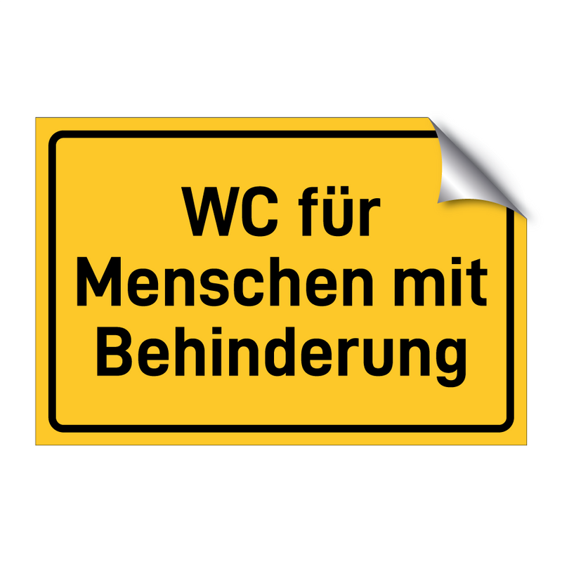 WC für Menschen mit Behinderung & WC für Menschen mit Behinderung