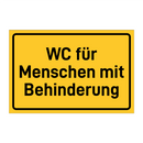 WC für Menschen mit Behinderung & WC für Menschen mit Behinderung