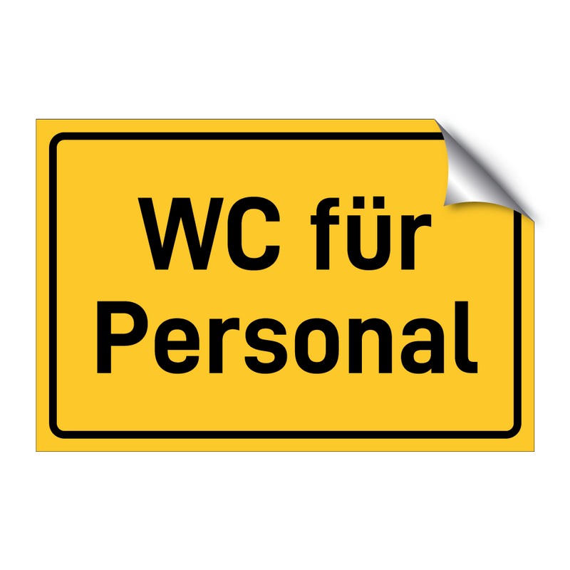 WC für Personal & WC für Personal & WC für Personal & WC für Personal
