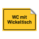 WC mit Wickeltisch & WC mit Wickeltisch & WC mit Wickeltisch & WC mit Wickeltisch