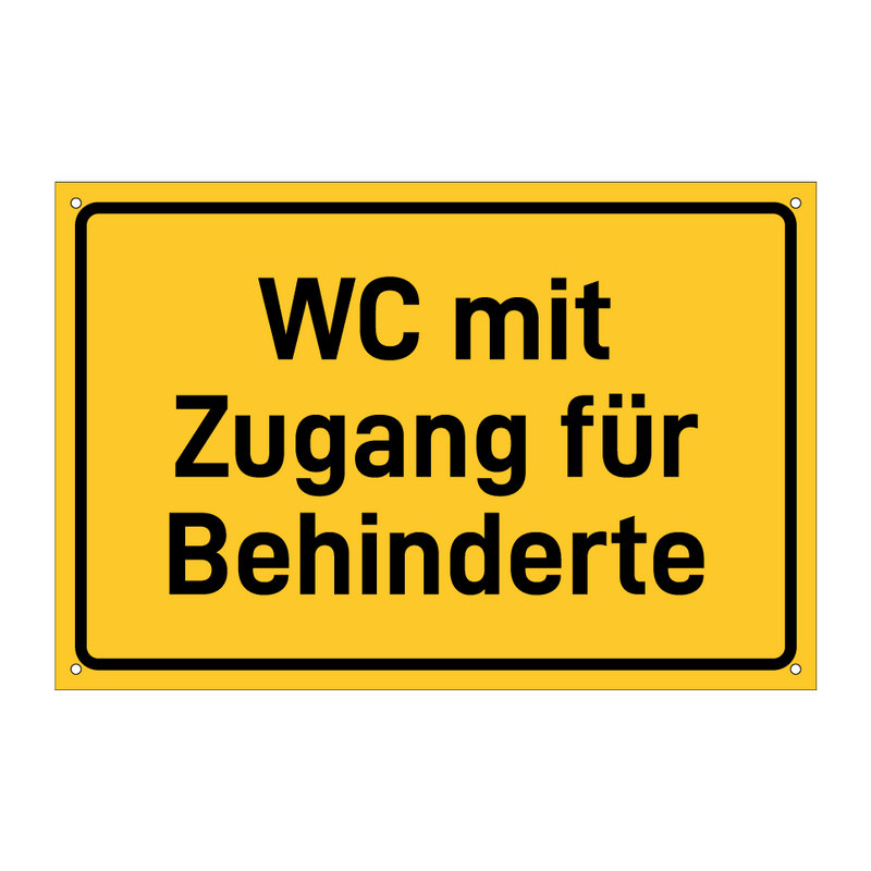 WC mit Zugang für Behinderte & WC mit Zugang für Behinderte & WC mit Zugang für Behinderte