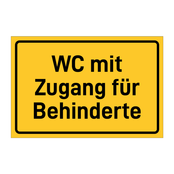 WC mit Zugang für Behinderte & WC mit Zugang für Behinderte & WC mit Zugang für Behinderte
