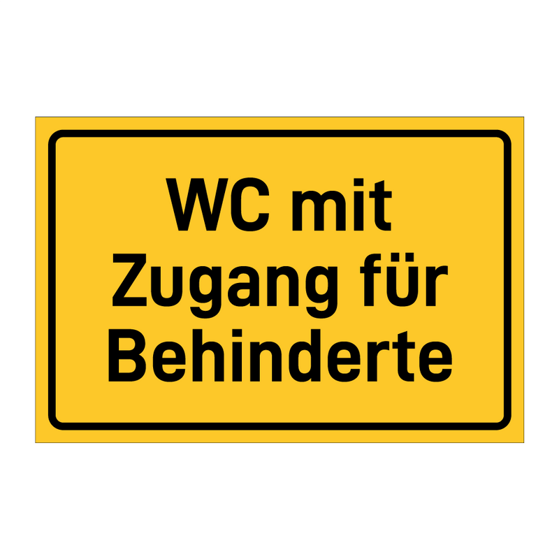 WC mit Zugang für Behinderte & WC mit Zugang für Behinderte & WC mit Zugang für Behinderte