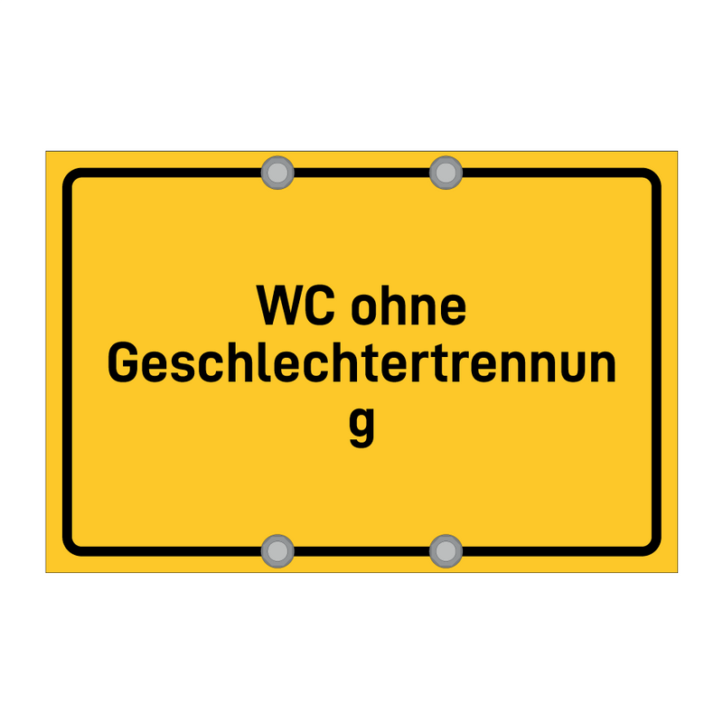 WC ohne Geschlechtertrennung & WC ohne Geschlechtertrennung & WC ohne Geschlechtertrennung