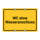 WC ohne Wasseranschluss & WC ohne Wasseranschluss & WC ohne Wasseranschluss