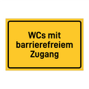 WCs mit barrierefreiem Zugang & WCs mit barrierefreiem Zugang & WCs mit barrierefreiem Zugang
