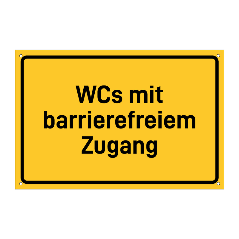 WCs mit barrierefreiem Zugang & WCs mit barrierefreiem Zugang & WCs mit barrierefreiem Zugang