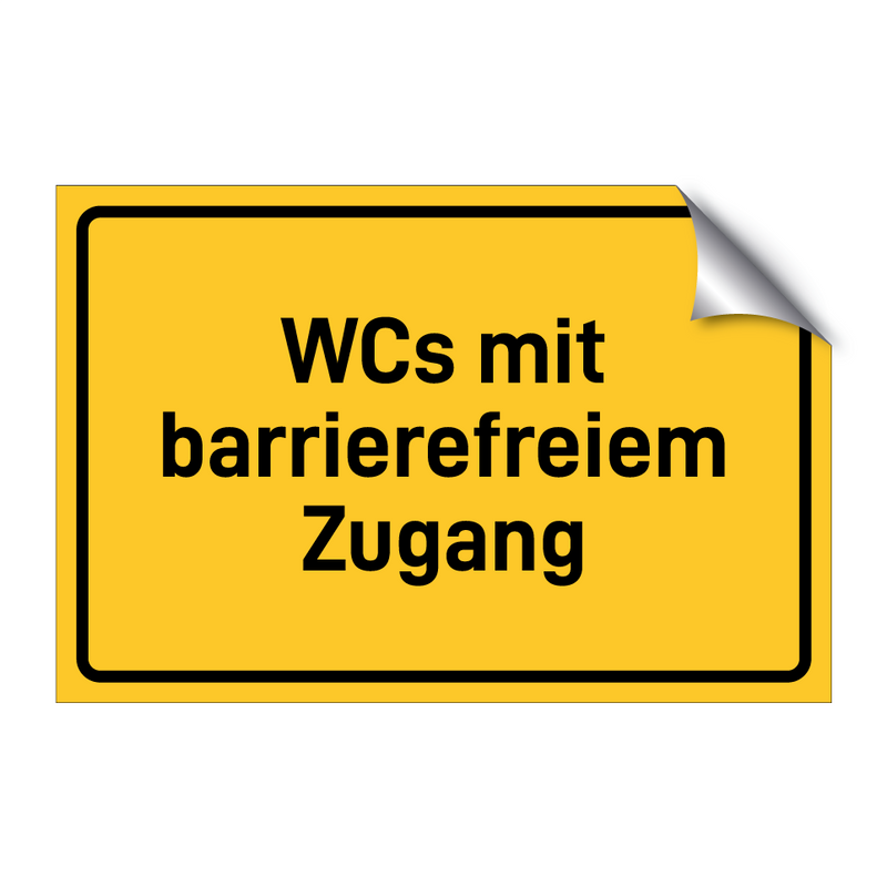 WCs mit barrierefreiem Zugang & WCs mit barrierefreiem Zugang & WCs mit barrierefreiem Zugang