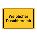 Weiblicher Duschbereich & Weiblicher Duschbereich & Weiblicher Duschbereich