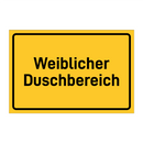 Weiblicher Duschbereich & Weiblicher Duschbereich & Weiblicher Duschbereich
