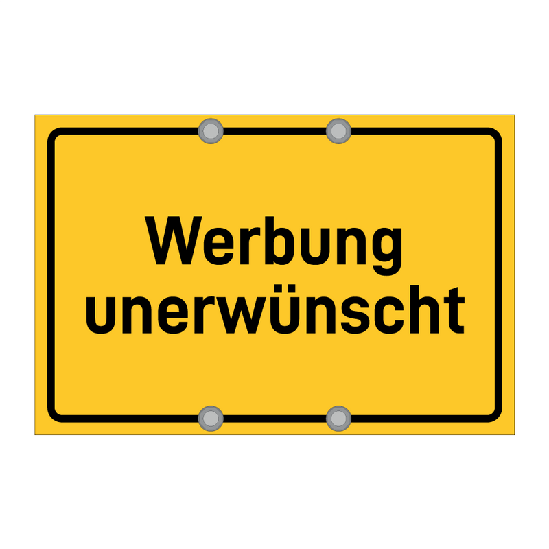 Werbung unerwünscht & Werbung unerwünscht & Werbung unerwünscht & Werbung unerwünscht