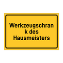 Werkzeugschrank des Hausmeisters & Werkzeugschrank des Hausmeisters