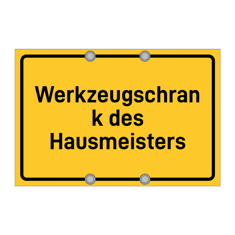 Werkzeugschrank des Hausmeisters & Werkzeugschrank des Hausmeisters