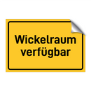 Wickelraum verfügbar & Wickelraum verfügbar