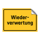Wieder- verwertung & Wieder- verwertung & Wieder- verwertung & Wieder- verwertung