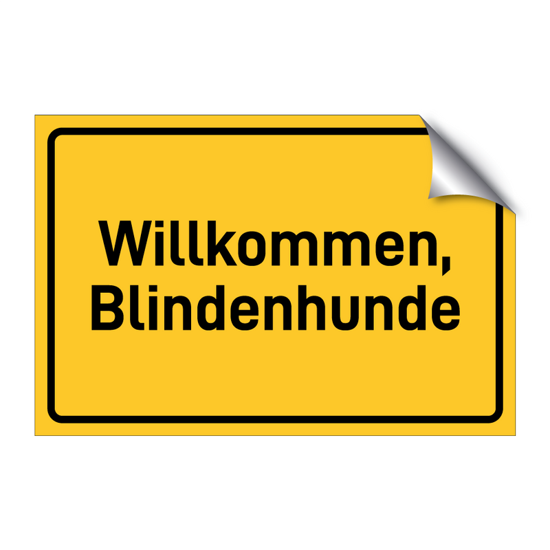 Willkommen, Blindenhunde & Willkommen, Blindenhunde & Willkommen, Blindenhunde
