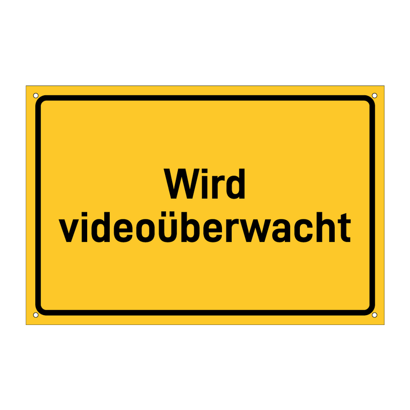 Wird videoüberwacht & Wird videoüberwacht & Wird videoüberwacht & Wird videoüberwacht