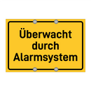 Überwacht durch Alarmsystem & Überwacht durch Alarmsystem & Überwacht durch Alarmsystem