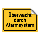 Überwacht durch Alarmsystem & Überwacht durch Alarmsystem & Überwacht durch Alarmsystem