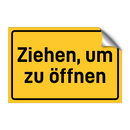 Ziehen, um zu öffnen & Ziehen, um zu öffnen & Ziehen, um zu öffnen & Ziehen, um zu öffnen