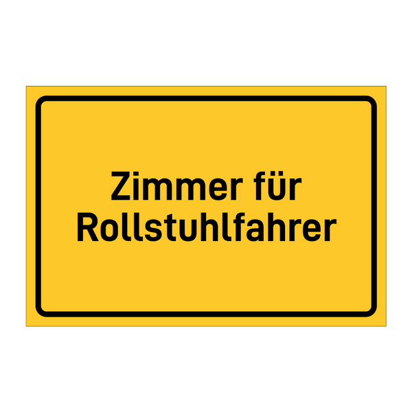 Zimmer für Rollstuhlfahrer & Zimmer für Rollstuhlfahrer & Zimmer für Rollstuhlfahrer