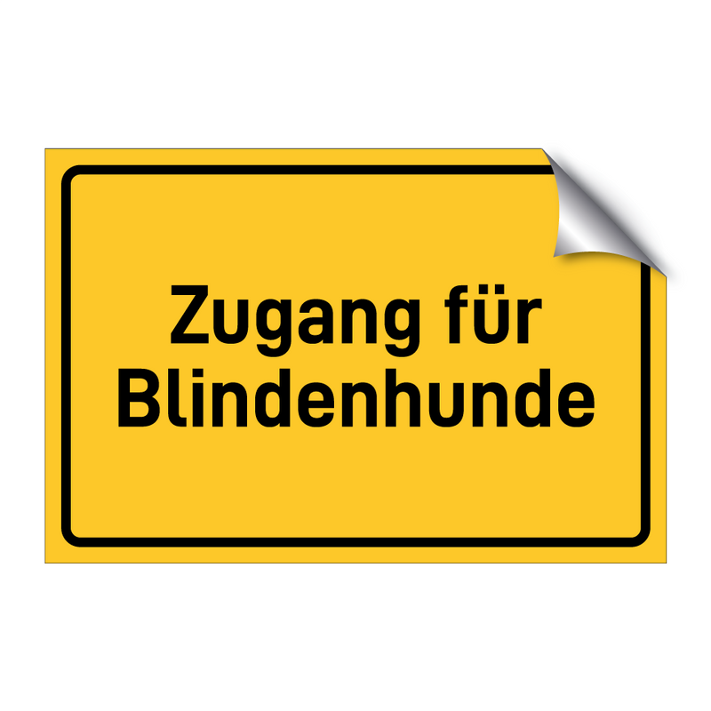 Zugang für Blindenhunde & Zugang für Blindenhunde & Zugang für Blindenhunde