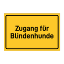 Zugang für Blindenhunde & Zugang für Blindenhunde & Zugang für Blindenhunde