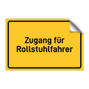 Zugang für Rollstuhlfahrer & Zugang für Rollstuhlfahrer & Zugang für Rollstuhlfahrer
