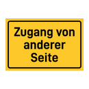 Zugang von anderer Seite & Zugang von anderer Seite & Zugang von anderer Seite