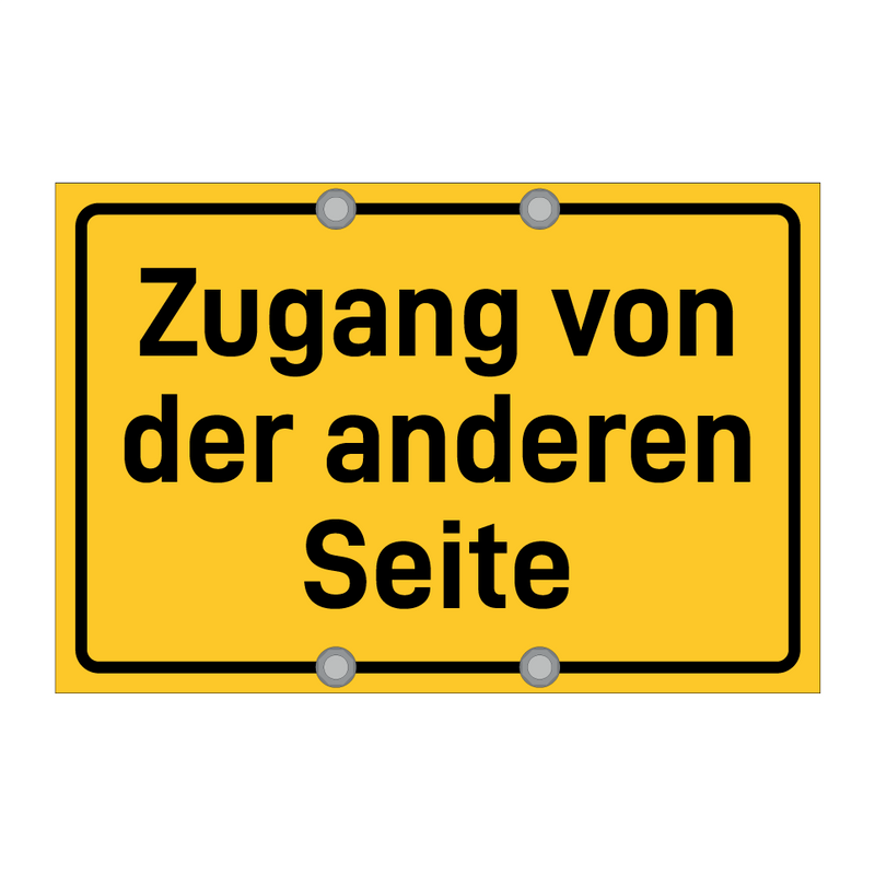 Zugang von der anderen Seite & Zugang von der anderen Seite & Zugang von der anderen Seite