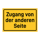 Zugang von der anderen Seite & Zugang von der anderen Seite & Zugang von der anderen Seite