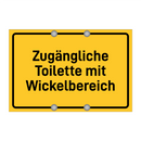 Zugängliche Toilette mit Wickelbereich & Zugängliche Toilette mit Wickelbereich