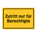 Zutritt nur für Berechtigte & Zutritt nur für Berechtigte & Zutritt nur für Berechtigte