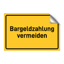 Bargeldzahlung vermeiden