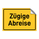 Zügige Abreise & Zügige Abreise & Zügige Abreise & Zügige Abreise