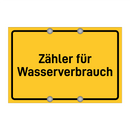 Zähler für Wasserverbrauch & Zähler für Wasserverbrauch & Zähler für Wasserverbrauch