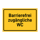 Barrierefrei zugängliche WC