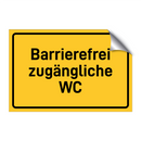 Barrierefrei zugängliche WC