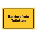 Barrierefreie Toiletten