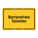 Barrierefreie Toiletten