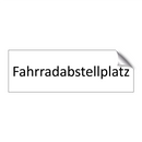 Fahrradabstellplatz