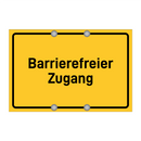 Barrierefreier Zugang