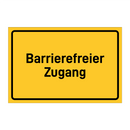 Barrierefreier Zugang