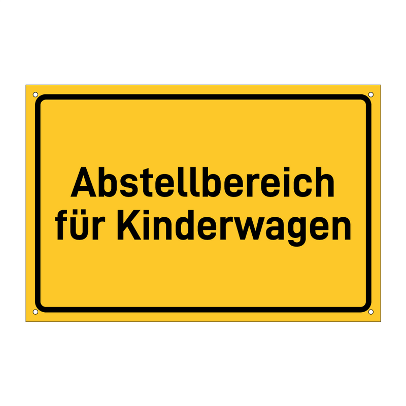 Abstellbereich für Kinderwagen