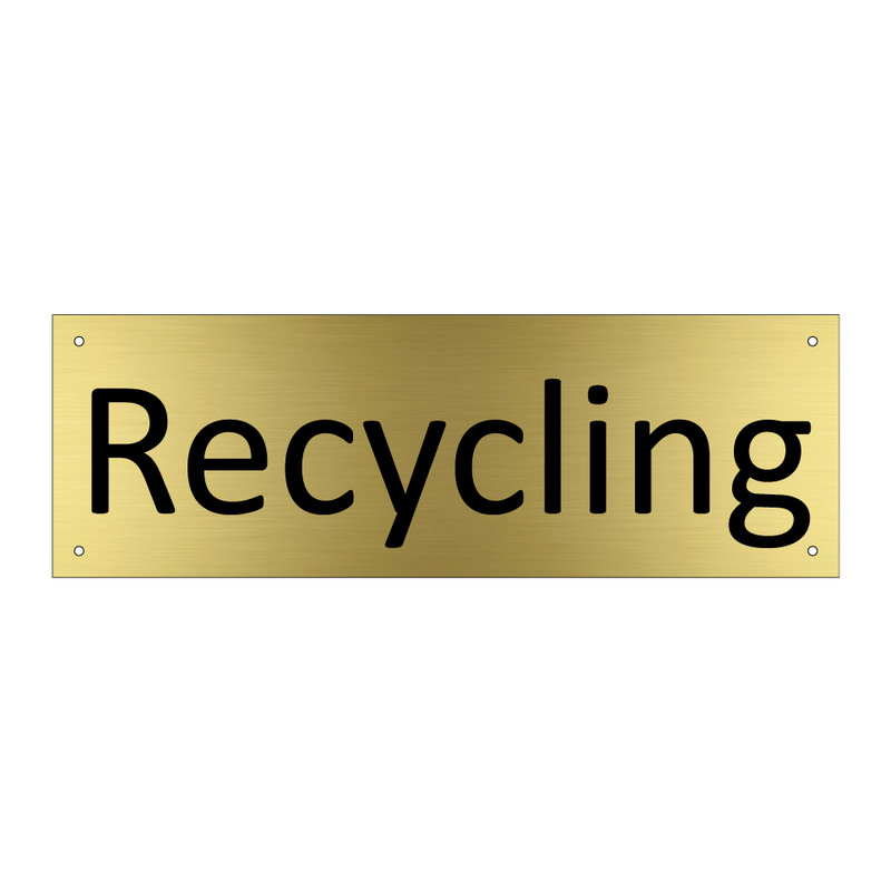 Recycling