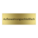 Aufbewahrungsschließfach