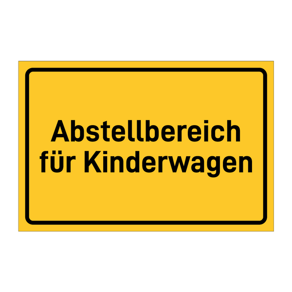 Abstellbereich für Kinderwagen