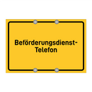 Beförderungsdienst- Telefon