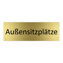 Außensitzplätze